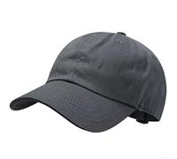 GADIEMKENSD Kids Plain Baseball Cap Unconstructed Fitted Toddler Sun Hat Washed Cotton Unisex Kids Baseball Hat Beach Camping Golf Travel for Boys 7-12 Years Dark Gray