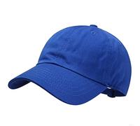 GADIEMKENSD Kids Plain Baseball Cap Unconstructed Fitted Toddler Sun Hat Washed Cotton Unisex Kids Baseball Hat Beach Camping Golf Travel for Boys 7-12 Years Blue