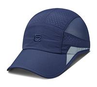 GADIEMKENSD Running Hat, Mens Outdoor Hat Unstructured Baseball Cap UPF 50 UV SPF Exercise Run Caps Reflective Breathable Light Sun Hats Quick Dry Mesh Summer Sports Hat Cap Men Woman Under 10 Navy