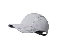 GADIEMKENSD UPF 50+ Foldable Sport Cap Breathable Baseball Caps Mens Summer Reflective Running Hat for Women Sun Hats Uv Protection Sunhat for Golf Tennis Travel Hiking Accessories, Light Gray, S-M