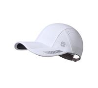 GADIEMKENSD UPF 50+ Foldable Sport Cap Breathable Baseball Caps Mens Summer Reflective Running Hat for Women Sun Hats Uv Protection Sunhat for Golf Tennis Travel Hiking Accessories, White, S-M