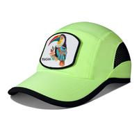 GADIEMKENSD UPF50+ Embroidered Patch Baseball Cap with Breathable Mesh Mens Quick Drying Summer Running Hat Sun Workout Hat for Sports Golf Walking Hiking Cycling Fluorescent Green - Toucan