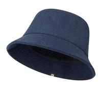 GADIEMKENSD Winter Bucket Hat Premium Wool Packable Plain Colors Warm Soft Felt Wool Bucket Hats for Women Men Unisex Casual Outdoor Hiking Fisherman Cap Navy L