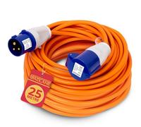 GADLANE 25M Heavy Duty Hook Up Caravan Cable Camping 16 Amp 240V Mains Extension