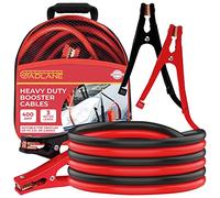 GADLANE 3m Heavy Duty Jump Leads (400A) | 400 Amp Battery Booster Jumper Cables, Colour Coded Clamps for Petrol Diesel Jump Start Car Battery, for Cars, Vans, Trucks