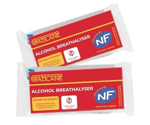 GADLANE Alcohol Breathalysers France - 2 Pack (NF Approved)