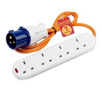 GADLANE Camping Electric Hook Up Cable - 16A Caravan Extension Lead (1m)