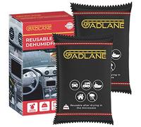 GADLANE Car Dehumidifier Bag Reusable 350g 2 Pack | Reusable Car Dehumidifier Bags, Eliminates Foggy Damp Windscreen, Moisture Absorber for Caravan, Van Silica Gel Bags