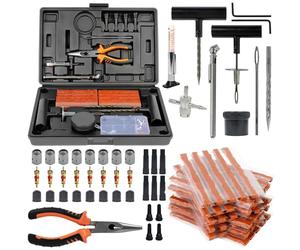 GADLANE Car Tyre Repair Kit - 99pcs Heavy Duty Tubeless Car Tyre Repair Kit, Complete Puncture Repair Kit Car, Truck, Van, Trailer, Campervan, Motorcycle & More - 99 Piece Set