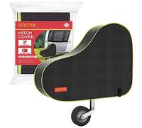 GADLANE Caravan Hitch Cover with Strap - Waterproof Tow Bar Cover (Black)