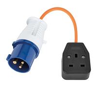 GADLANE Fly Lead 16amp to 13amp Adapter - 16amp Plug to 16amp Socket Fly Lead Converter for an Easy Electric Hookup Camping Solution