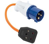 GADLANE Fly Lead 16amp to 13amp Adapter - 16amp Plug to 16amp Socket Fly Lead Converter for an Easy Electric Hookup Camping Solution
