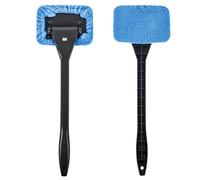 GADLANE Long Reach Windscreen Cleaner - 2 Pack Long Handle Microfiber Car Window Cleaner Tool, Cloth Demister Pad - Ideal for Fog Moisture Removal