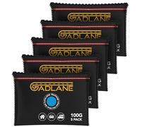 GADLANE Reusable Dehumidifier Bags for Car 100G - 5 Pack Car Condensation Absorbers - Eliminates Foggy Windscreen/Windows, Absorbs Moisture in Cars, Caravan, Van, Home, Wardrobe - Silica Gel Bags x 5