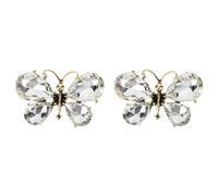 Gadpiparty 1 Pair Antique Metal Butterfly Charms for DIY Jewelry Making Decorative Pendants for Bags Hair Clips Crafts Unique Handicraft Accessories Elegant Design