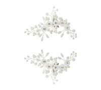 Gadpiparty 1 Pair Elegant Shoe Clip with Shell Pearl Design Alloy Material Delicate Shoe Buckles for Boots for Weddings and Daily Life Fashionable