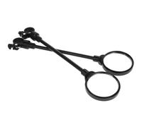 Gadpiparty 1 Pair Handlebar Mounted Bike Rearview Mirror for Mountain Bike and Scooter, Black Abs and Aluminum Tube Construction, Wide View Convex Mirror for Safe Riding