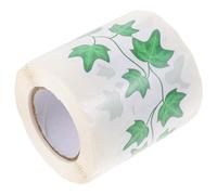 Gadpiparty 1 Roll Wall Leaf Design Sticker Border Sticker 12.5inch X 2inch Paper Material Easy to Clean Greenery Leaf Patterns Full of The Sense of Spring Decorates Whiteboard