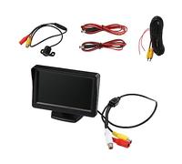 Gadpiparty 1 Set HD Car Rear View Camera Monitor for Safe Reversing Compatible with Trucks Rvs and Cars Includes Precision Engineered Camera for Reliable Performance