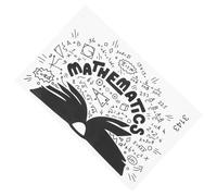 Gadpiparty 1 Sheet Mathematics Theme Wall Sticker Math Formula Wall Decal for Classroom Room Decor Creative Adhesive for Math Lovers
