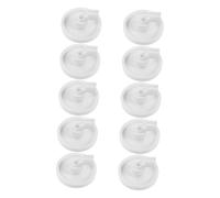 Gadpiparty 10-Pack Dishwasher Rack Rollers Plastic Replacement Wheels for Lower Rack Dishwasher Repair Parts Kit for DIY Home Use