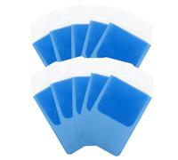 Gadpiparty 10-Pack Nurse Pen Storage Pouches Light Blue Insert-Type Pocket Protectors for Shirts Doctor and Nurse Supply Organizers