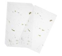 Gadpiparty 10 Sets Vintage Letter Writing Paper for Calligraphy Leaf Design Thick Smooth Paper for Invitations Notes Poems and Greetings for Scrapbooking and DIY Projects