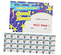 Gadpiparty 100 Sheets Cartoon Award Certificates for Blue Completion Certificates Creative School Graduation Rewards High Grade Thick Paper for Classroom Academic Awards