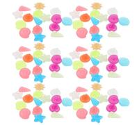 Gadpiparty 1000pcs Glow in the Dark Luminous Pebbles 1.5cm Small Shell Resin Stones for Aquarium Fish Tank Garden Landscaping Decorative Gravel