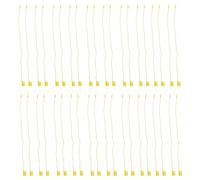 Gadpiparty 1000pcs Gold Snap Lock Hang Tag Strings 18cm Clothing Label Fastener Ropes for Retail Price Tags Luggage and Merchandise Attachments