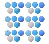 Gadpiparty 100pcs 15mm Silicone Beads for Jewelry Making, Patterned Round Beads Vivid Colour Variety, Easy Sorting and Suitable for Threading, for Keychain Crafts and Bracelet Supplies