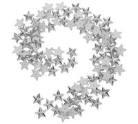 Gadpiparty 100pcs Acrylic Star Rhinestones Five-Pointed Star Beads Dark Grey Flatback Design Unique Decorative Element for Clothes Bags Embellishing Clothing Crafts