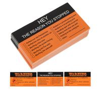 Gadpiparty 100pcs Bad Parking Cards with Distinctive Design, Coated Paper Material, Compact Dimension and Easy to Distribute, Suitable for Public Occasions and Residential Complexes, Warning