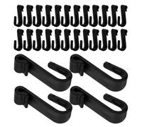 Gadpiparty 100pcs Black Over Door Hooks Wall Mounted Single Hooks for Hanging Clothes Space Saving Organizer for Cabinets Bathrooms Kitchens Versatile Floating Shelf Brackets