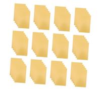 Gadpiparty 100pcs Blank Aluminum Business Cards Metal VIP for DIY Engraving Lightweight Portable Name Cards with Smooth Surface Standard for Office and Personal Use