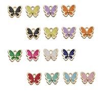 Gadpiparty 100pcs Butterfly Charms Alloy Pendants for DIY Jewelry Making Craft Accessories for Bracelets Necklaces and Handicrafts Random Mixed Colors Durable and Beautiful Design