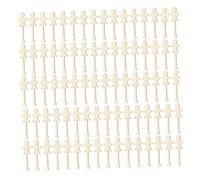 Gadpiparty 100pcs Craft Wooden Popsicle Sticks for Painting and Drawing People-Shaped Blank Wood Art Supplies for S DIY Creativity and Fine Motor Skill Development