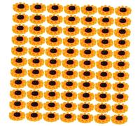 Gadpiparty 100Pcs Daisy Charm Resin Craft Accessories for DIY Phone Cases Bracelets and Decorations Flatback Flower Shape for Easy Attachment and Unique Handmade Designs