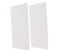 Gadpiparty 100pcs Double Sided Adhesive Dots Square Sticky Tape for DIY Crafts Card Making Car Interior Decoration Removable Transparent Pads for Walls Carpet