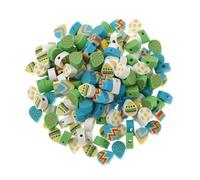 Gadpiparty 100Pcs Easter Theme Polymer Clay Beads for DIY Bracelet Charms and Necklace Making Delicate Spacer Beads for Handmade Jewelry Craft Supplies