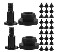 Gadpiparty 100pcs Hard Disk Drive Anti Shock Washers Solid State Drive Install Screws Secure Fit Design Iron Material Enhanced Data Security Vibration Isolation for SSD Laptops Server