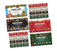Gadpiparty 100pcs Holiday Reward Punch Cards for Classroom Incentives and Christmas Party Favors Student Behavior Motivation Tool for Teachers and Versatile Use in School and Home