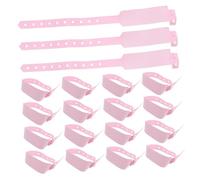 Gadpiparty 100pcs Identity Wristband Event Wristband Identification Bracelet Patient Id Bands Bracelets Patient Wrist Band Medical Medical Arm for Events Pink PVC