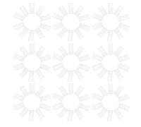 Gadpiparty 100pcs Individual Plastic Microscope Slide Holder Box Compact Slide Storage Container for Optical Microscopes Pathology Organizer Portable Laboratory Use