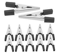 Gadpiparty 100pcs Metal Bird Cage Door Lock Clips Nonslip Security Clamps for Parrot Small Animal Cage Locks for Pet Bird Safety