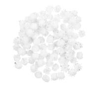 Gadpiparty 100pcs Mini Pom Poms Balls Glitter Craft Pompoms Tinsel Sparkle Balls DIY Decorations Arts Craft Supplies