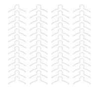 Gadpiparty 100pcs Ornament Assembly Wire Hook Silver Metal Cap DIY Projects | Simple Sturdy Metal Wire Hook Fitting for Homemade Ornaments, Secure Hanging Solution, Versatile Seasonal Decor Accessory