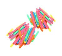 Gadpiparty 100pcs Plastic Geometric Construction Sticks Math Manipulatives for Triangle Side Relationship Learning Shapes Angles Geometry Tools for Classroom and Home Use