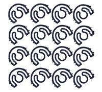 Gadpiparty 100pcs Sewing Machine Parts Steel Bobbin Case Spring, Bobbin Tension Mechanism Spring Replacement, 2.6cm Diameter, for Home Use and Industrial Production