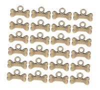 Gadpiparty 100pcs Vintage Dog Bone Charms Antiqued Zinc Alloy Mini Pendants for DIY Jewelry Making for Bracelets Necklaces Earrings Crafting